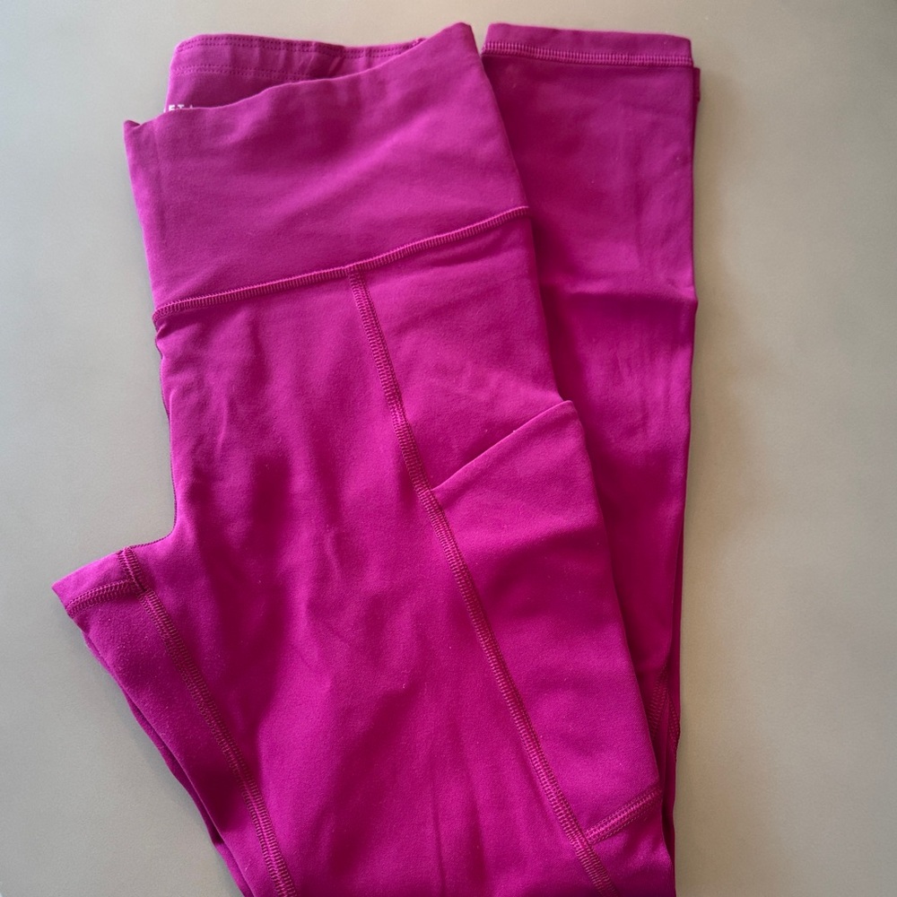 Athleta Fuchsia High-Waist Performance Leggings
